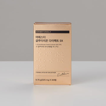 ESTHER FORMULA Glutathione Direct Film 5X (320mg*30pcs), Glutathione Impregnated Oral Dispersible Film for Effective Absorption, Korean Inner Beauty Dietary Supplement for Skin Whitening