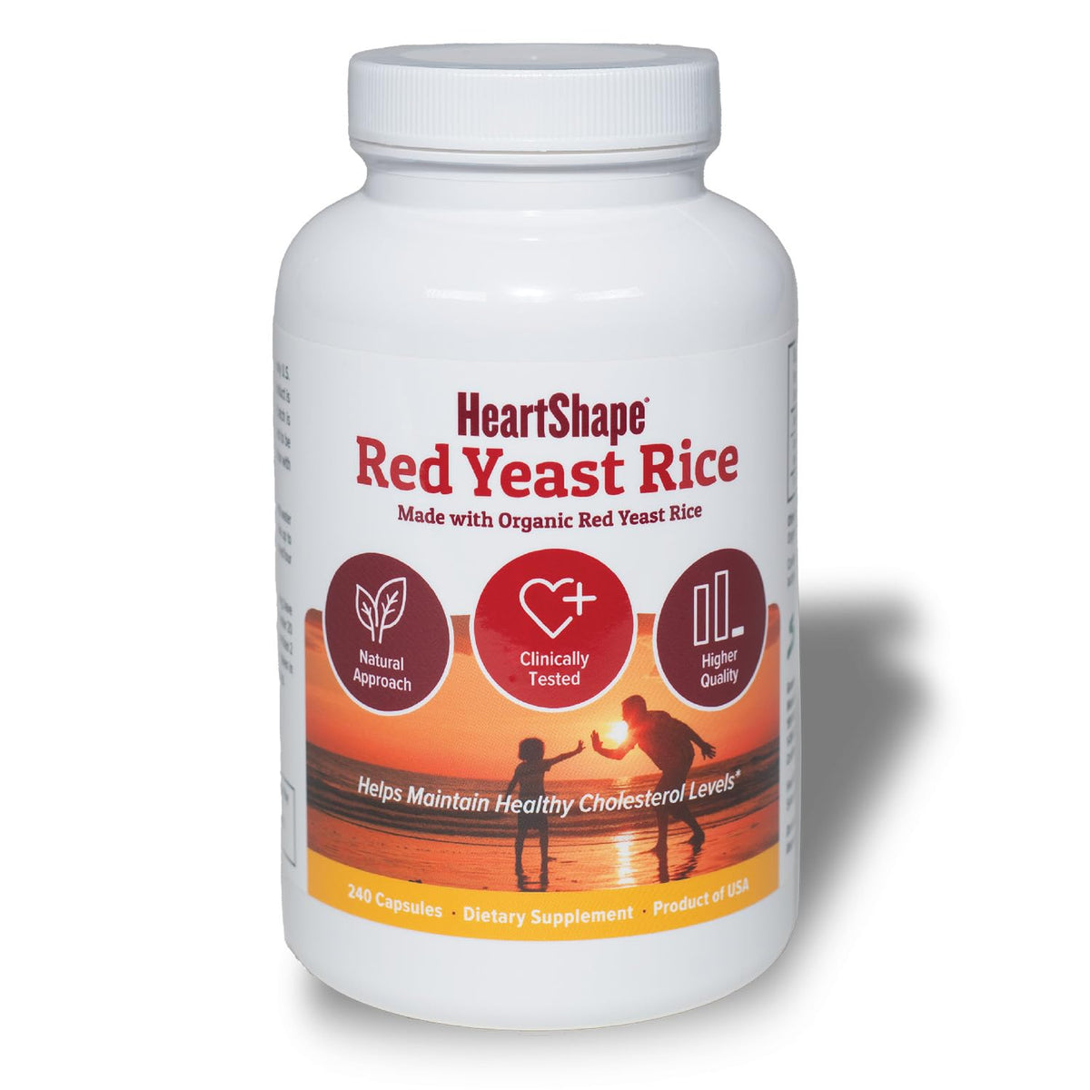 amz-1 HeartShape Red Yeast Rice 240