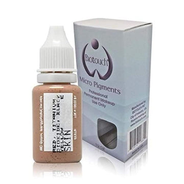 BioTouch SKIN Pigment 15ml – Micropigment Color for Eyebrow, Lip, Eyeliner, and Scalp | Cosmetic Ink for Microblading, Shading, Ombre, Feathering & PMU Use