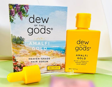 dew OF THE gods Amalfi Gold Heaven-Grade Hair Serum, Off White