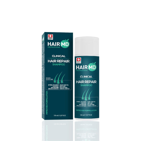HairMD Transplant Clinical Repair Shampoo - 250ml Biotin Shampoo for Hair Growth - Advanced Regrowth Formula - Protects Post-Transplant Scalp - Reduces Itching and Redness - Prevents Hair Loss