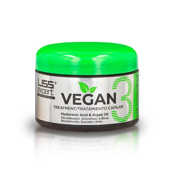 Liss Expert Professional VEGAN Hair BTX with Hyaluronic Acid and Argan Oil, 8.45 fl. oz., Reconstruction, Shine, Frizz Control ( ONE shoulder length application)