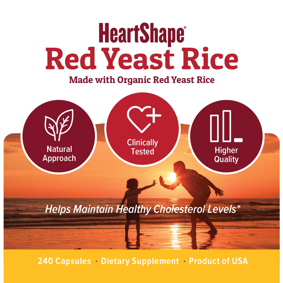 amz-2 HeartShape Red Yeast Rice 240