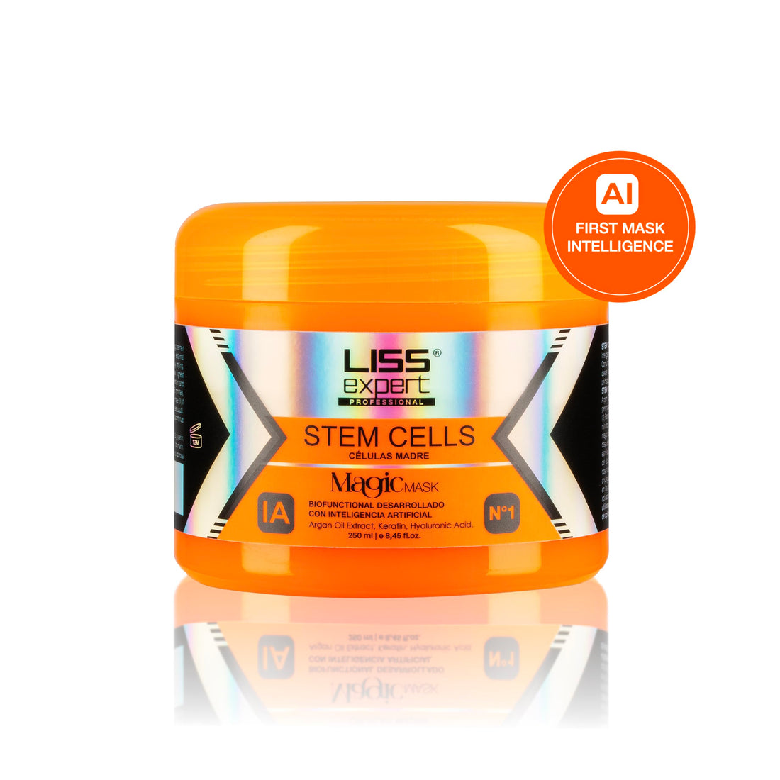 Liss Expert Stem Cells Magic MASK, Argan Oil, Keratin, Hyaluronic Acid | Provides Long-Lasting Frizz & Humidity Protection| Moisturizing | For All Types of Hair