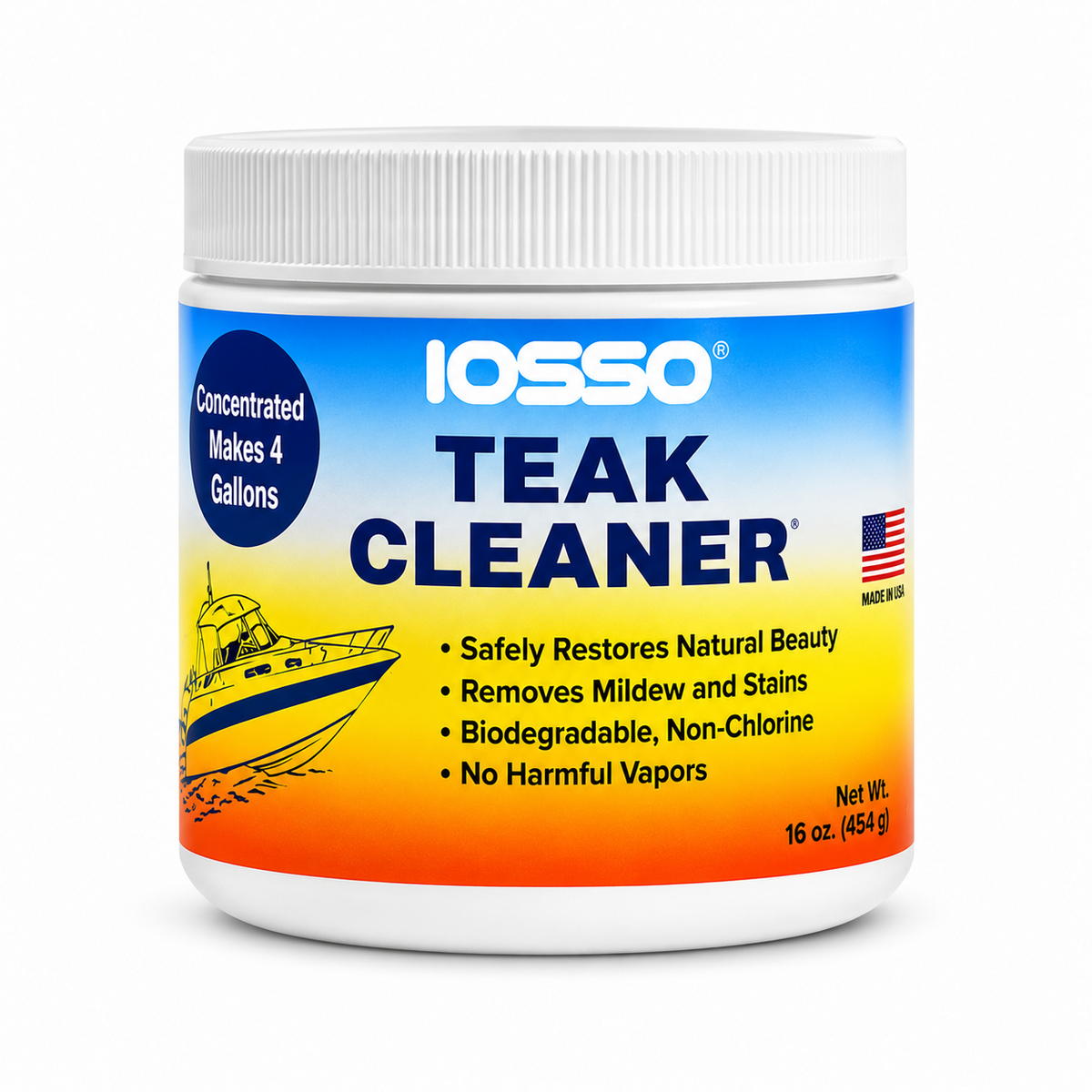 amz-1 Iosso Teak Cleaner Concentrate 16 oz