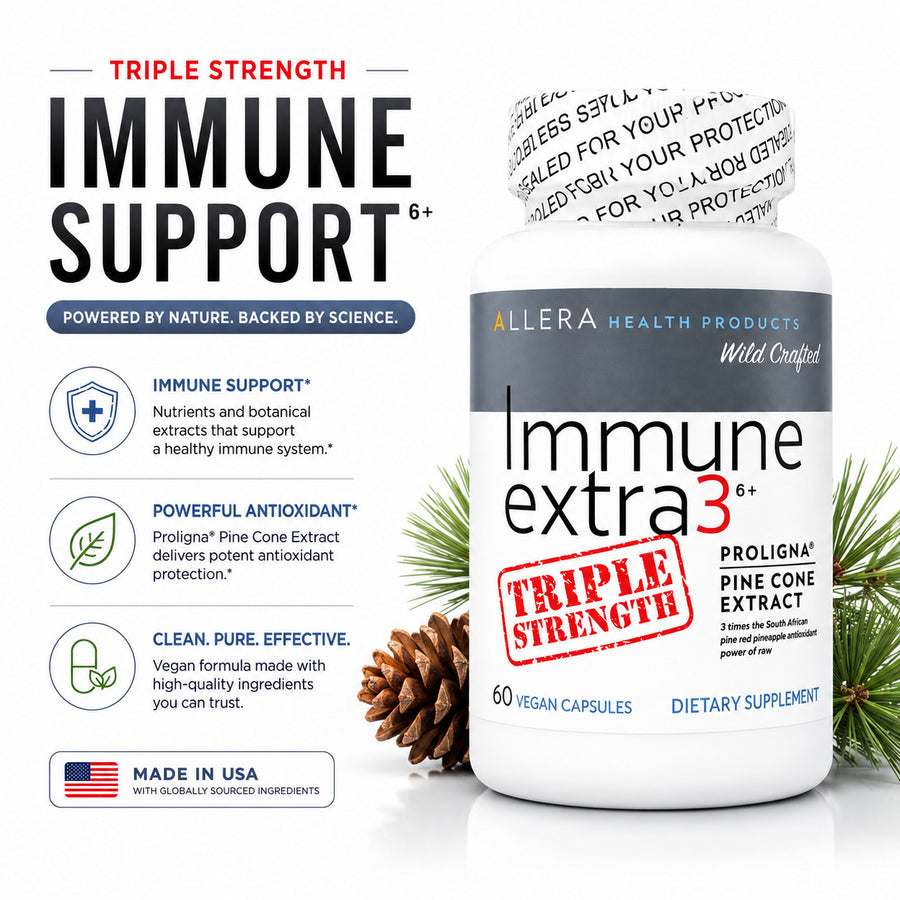 Immune Extra 3+ Triple Strength | Patented ProLigna Pine Cone Extract
