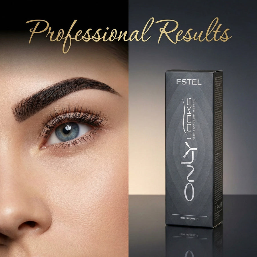 amz-4 Estel Only Looks Brow & Lash Tint Black